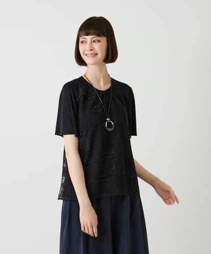 RBKIE20240 HIROKO BIS エンブロイダリーチュールカットソー /洗える