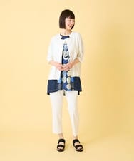 RBLGE55190 HIROKO BIS(ヒロコ ビス) エアリーフィット2WAYストレッチパンツ ホワイト