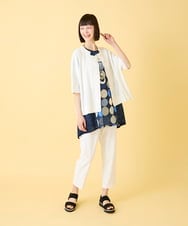 RBLGE55190 HIROKO BIS(ヒロコ ビス) エアリーフィット2WAYストレッチパンツ ホワイト