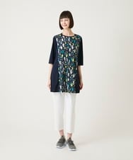 RBLGE55190 HIROKO BIS(ヒロコ ビス) エアリーフィット2WAYストレッチパンツ ホワイト