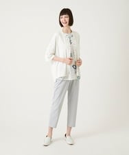 RBLGE55190 HIROKO BIS(ヒロコ ビス) エアリーフィット2WAYストレッチパンツ ホワイト