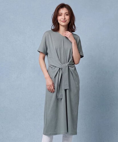 RBPIW33270 HIROKO BIS ウエストリボンワンピース /洗える