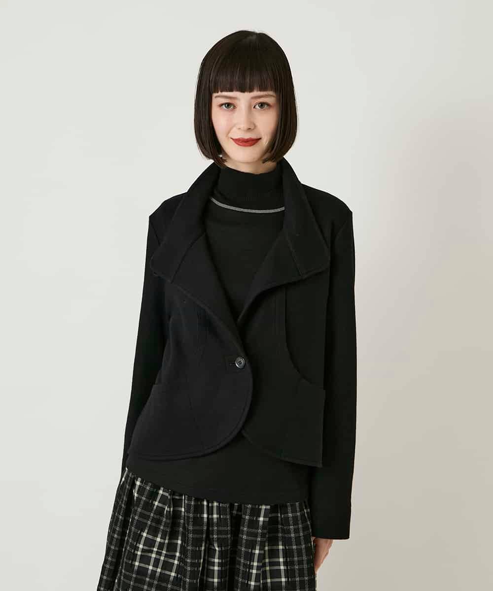 RBTAF01360 HIROKO BIS(ヒロコ ビス) スムースウールコンパクトジャケット アイボリー