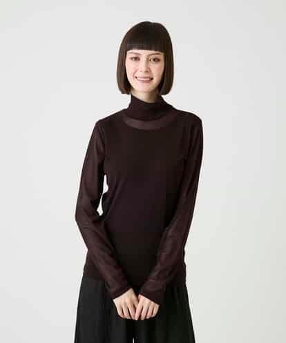 REKAG85080 HIROKO BIS シアーハイネックプルオーバー /洗濯機で洗える