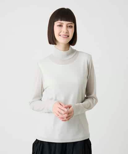 REKAG85080 HIROKO BIS シアーハイネックプルオーバー /洗濯機で洗える