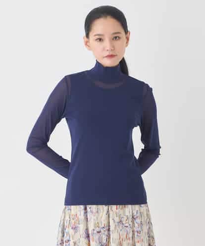 REKED85070 HIROKO BIS シアーハイネックカットソー /洗濯機で洗える