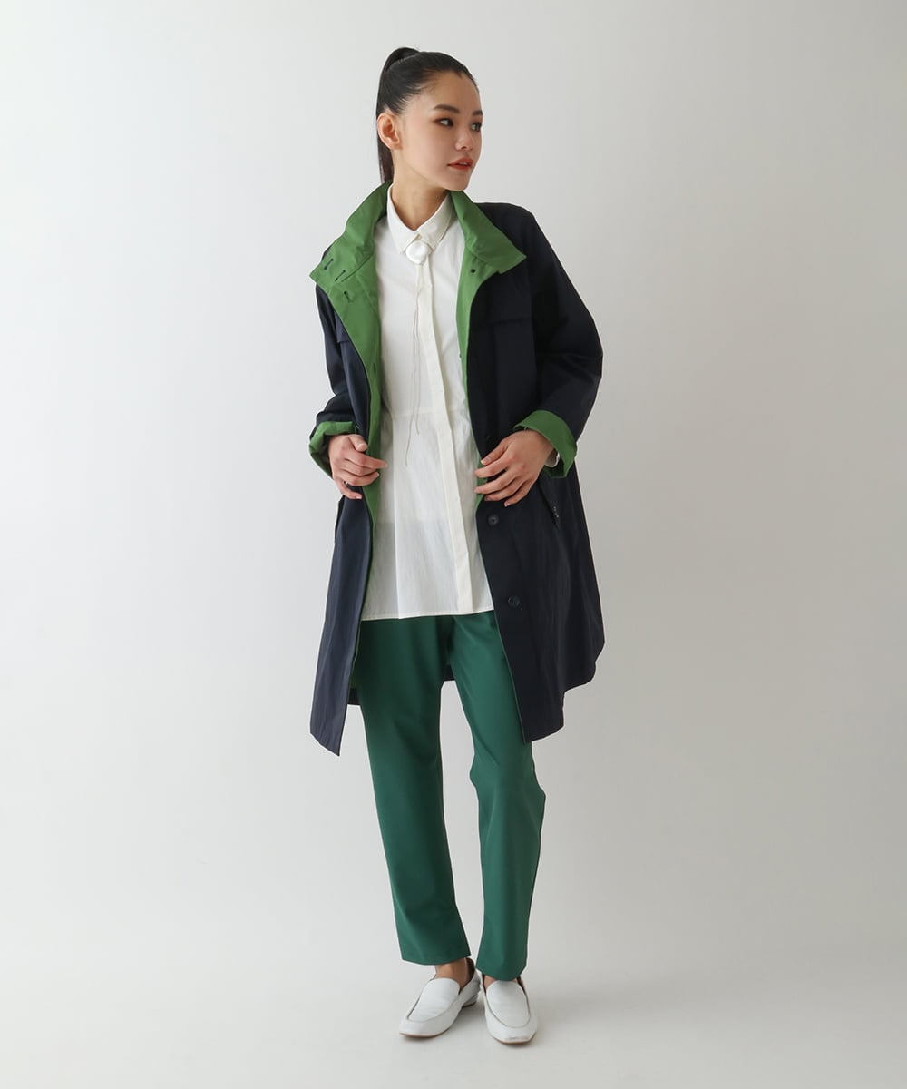 RELDA80230 HIROKO BIS(ヒロコ ビス) ベンツスリットクロップドパンツ グリーン
