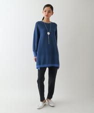 RELDA80230 HIROKO BIS(ヒロコ ビス) ベンツスリットクロップドパンツ グリーン
