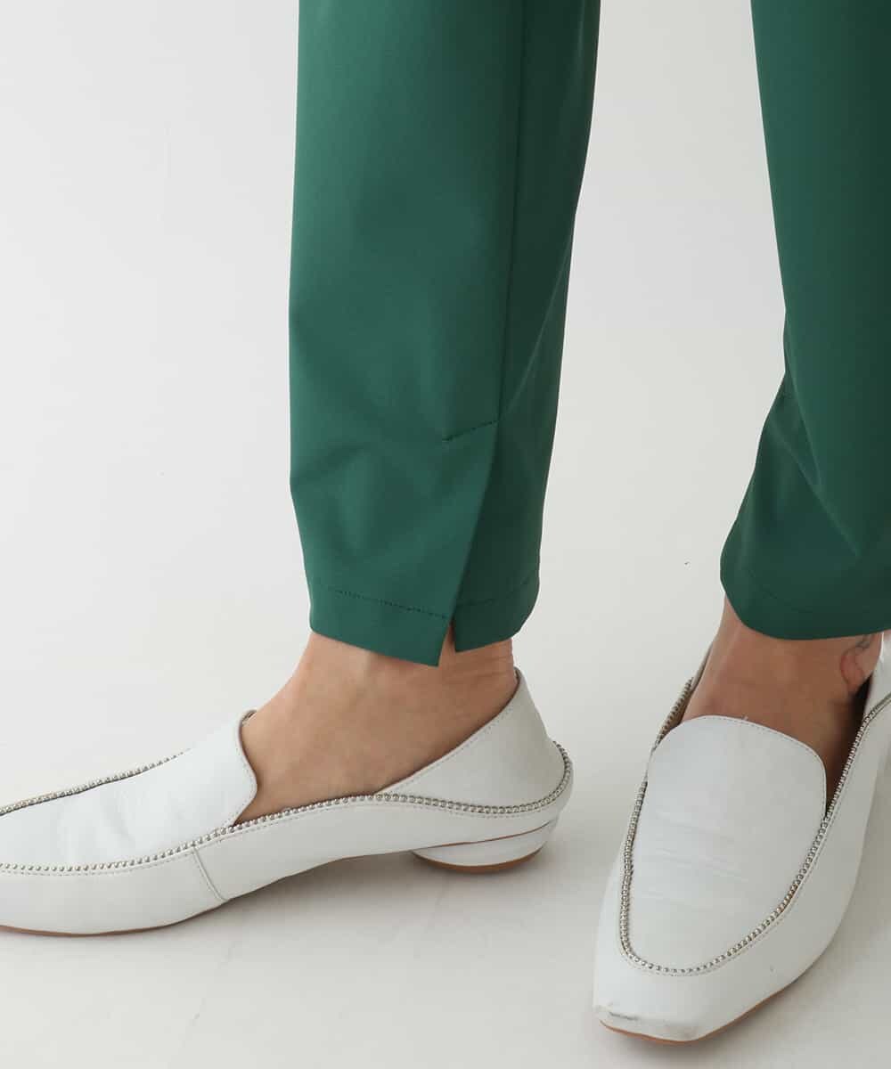 RELDA80230 HIROKO BIS(ヒロコ ビス) ベンツスリットクロップドパンツ グリーン