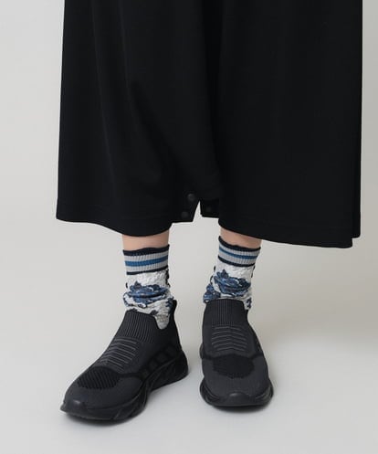 RG6EA11360 TRUNK HIROKO KOSHINO 配色メッシュニットスニーカー