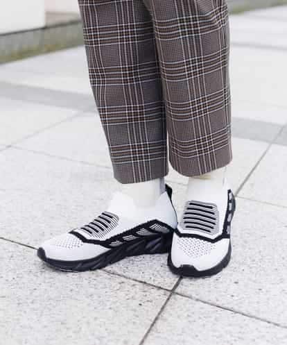 RG6EA11360 TRUNK HIROKO KOSHINO 配色メッシュニットスニーカー