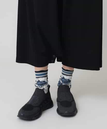 RG6HC11360 TRUNK HIROKO KOSHINO 配色メッシュニットスニーカー
