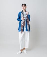RHKGF27290 HIROKO KOSHINO(ヒロココシノ) ドットソフトチュールカットソー/日本製/洗える ブラック