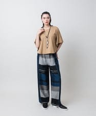 RHKIE14260 HIROKO KOSHINO(ヒロココシノ) ケープシルエットカットソー/日本製/洗える ベージュ