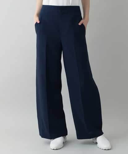 RHLIW40390 HIROKO KOSHINO タックプリーツデザインワイドパンツ /日本製