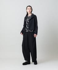 RHLLD11450 HIROKO KOSHINO(ヒロココシノ) ドライストレッチバレルパンツ /日本製/洗える ライトグレー
