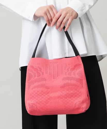 RK5LD03360 HIROKO KOSHINO アールデコレーシーニットバッグ