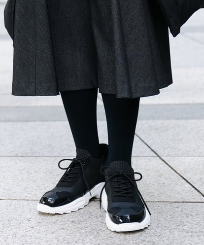 RK6GD01390 HIROKO KOSHINO ストレッチスリッポン