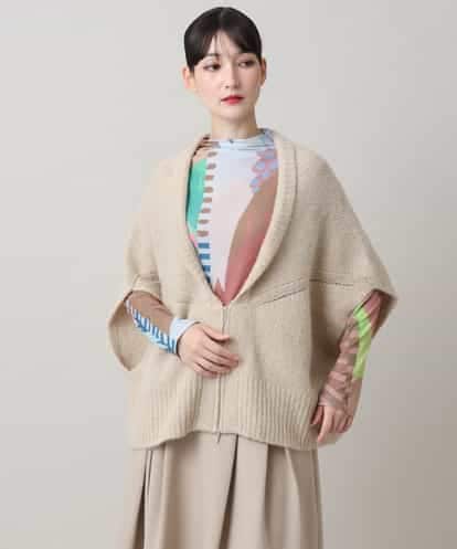 RKBAG02450 HIROKO KOSHINO ウォームニットデザインジレ
