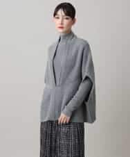 RKBAG02450 HIROKO KOSHINO(ヒロココシノ) ウォームニットデザインジレ グレー