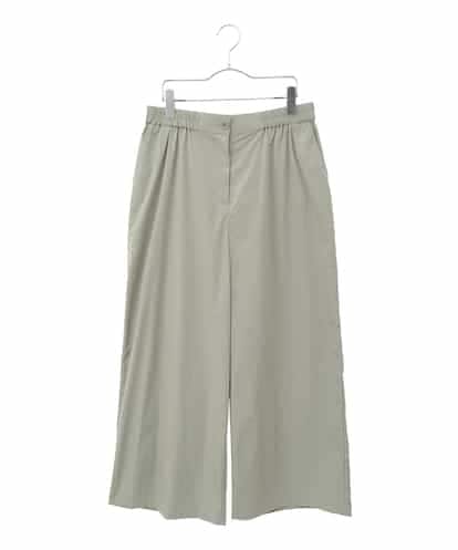 RLLGA51250 HIROKO BIS GRANDE 【大きいサイズ/撥水】ストレッチタフタデザインワイドパンツ /洗濯機で洗える