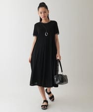 RP2HA03090 HIROKO BIS(ヒロコ ビス) 樹脂メタルパーツネックレス ブラック