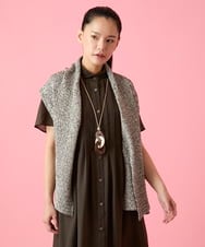 RP2HE03080 HIROKO BIS(ヒロコ ビス) ウッドアクリルジョイントネックレス カーキ