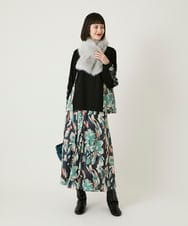 RP3AE08060 HIROKO BIS(ヒロコ ビス) ロングファーティペット /洗える ブラウン