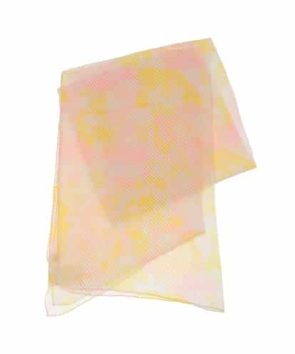 RP3EA13090 HIROKO BIS ボタニカルシフォンプリーツストール /洗える