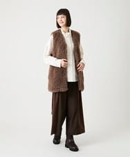 RP6LE17210 HIROKO BIS(ヒロコ ビス) スタッズスリップインブーツ ブラック