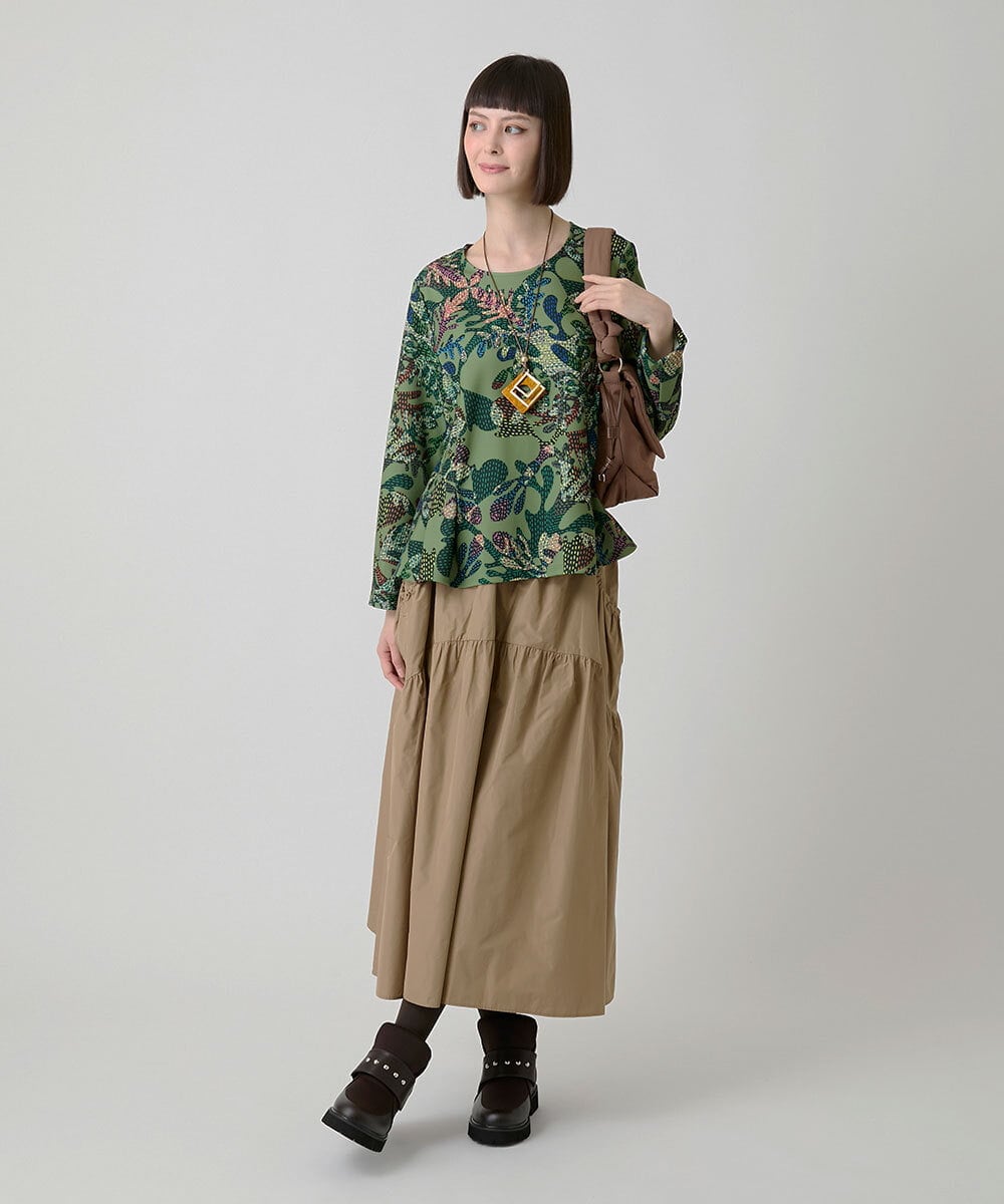 RP6LE17210 HIROKO BIS(ヒロコ ビス) スタッズスリップインブーツ ブラック