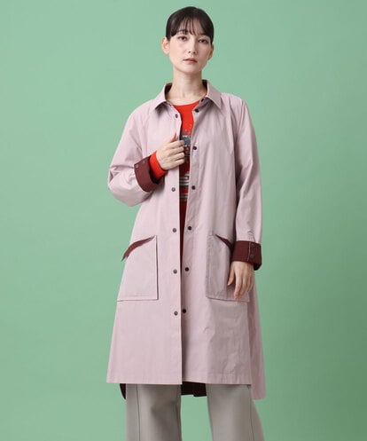 RSEAG14590 TRUNK HIROKO KOSHINO 配色タフタリバーシブルコート/洗える