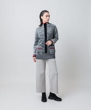 RSFAG10540 TRUNK HIROKO KOSHINO(ヒロココシノ) 杢調ハイネックニットプルオーバー ダークグレー