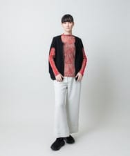 RSFCD08460 TRUNK HIROKO KOSHINO(ヒロココシノ) ミラノリブデザインニットベスト/洗える ブラック