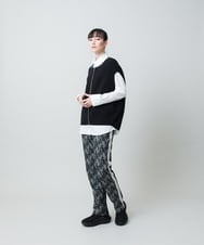RSFCD08460 TRUNK HIROKO KOSHINO(ヒロココシノ) ミラノリブデザインニットベスト/洗える ブラック
