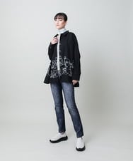RSFFD08300 TRUNK HIROKO KOSHINO(ヒロココシノ) ソフトラメニットトップス グレージュ