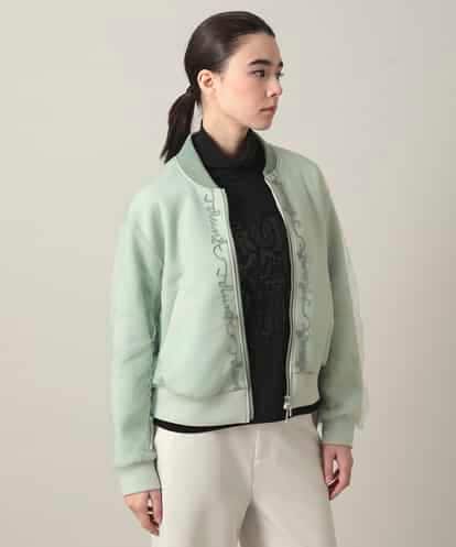 RSJED06660 TRUNK HIROKO KOSHINO チュールレイヤードダンボールニットブルゾン