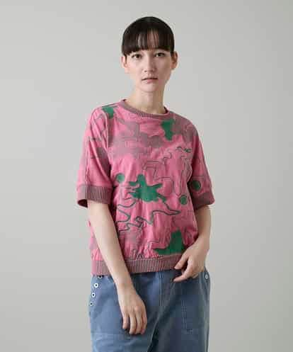 RSKGF31390 TRUNK HIROKO KOSHINO ニュアンスモチーフデザインプルオーバー/日本製