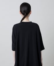 RSKGF52360 TRUNK HIROKO KOSHINO(ヒロココシノ) 【WEB/京王百貨店新宿店限定】アートモチーフベア天竺チュニック /日本製/洗える ブラック