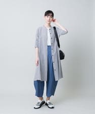 RSKHB09160 TRUNK HIROKO KOSHINO(ヒロココシノ) グリッターロゴカットソー /日本製/洗える ホワイト