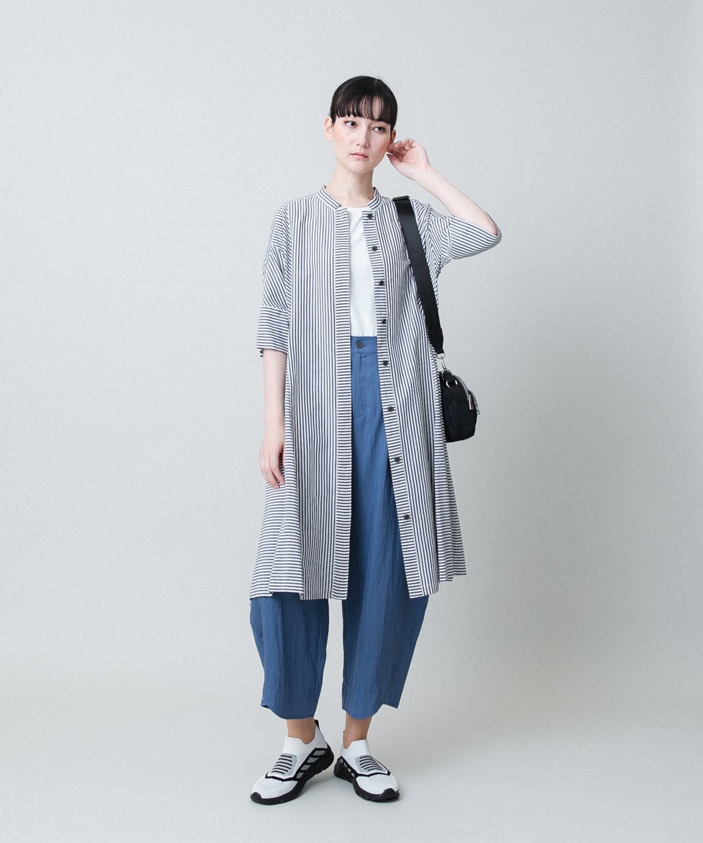RSKHB09160 TRUNK HIROKO KOSHINO(ヒロココシノ) グリッターロゴカットソー /日本製/洗える ホワイト