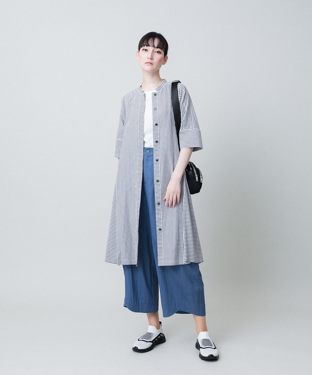 RSKHB09160 TRUNK HIROKO KOSHINO(ヒロココシノ) グリッターロゴカットソー /日本製/洗える ホワイト