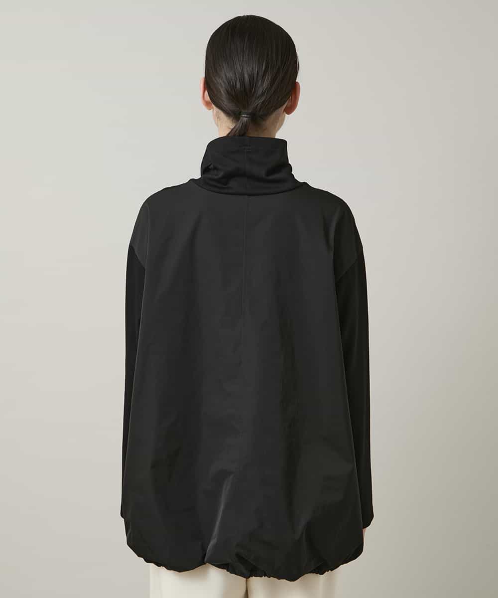 RSPCD10490 TRUNK HIROKO KOSHINO(ヒロココシノ) ハートモチーフドッキングデザインチュニック /日本製/洗える ブラック