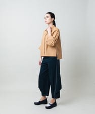 RSQGD18360 TRUNK HIROKO KOSHINO(ヒロココシノ) コットンジャージーボリュームパンツ/洗える ネイビー