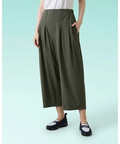 RSQHE14360 TRUNK HIROKO KOSHINO タックパンツ/洗える