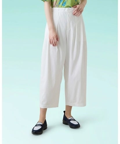 RSQHE14360 TRUNK HIROKO KOSHINO タックパンツ/洗える
