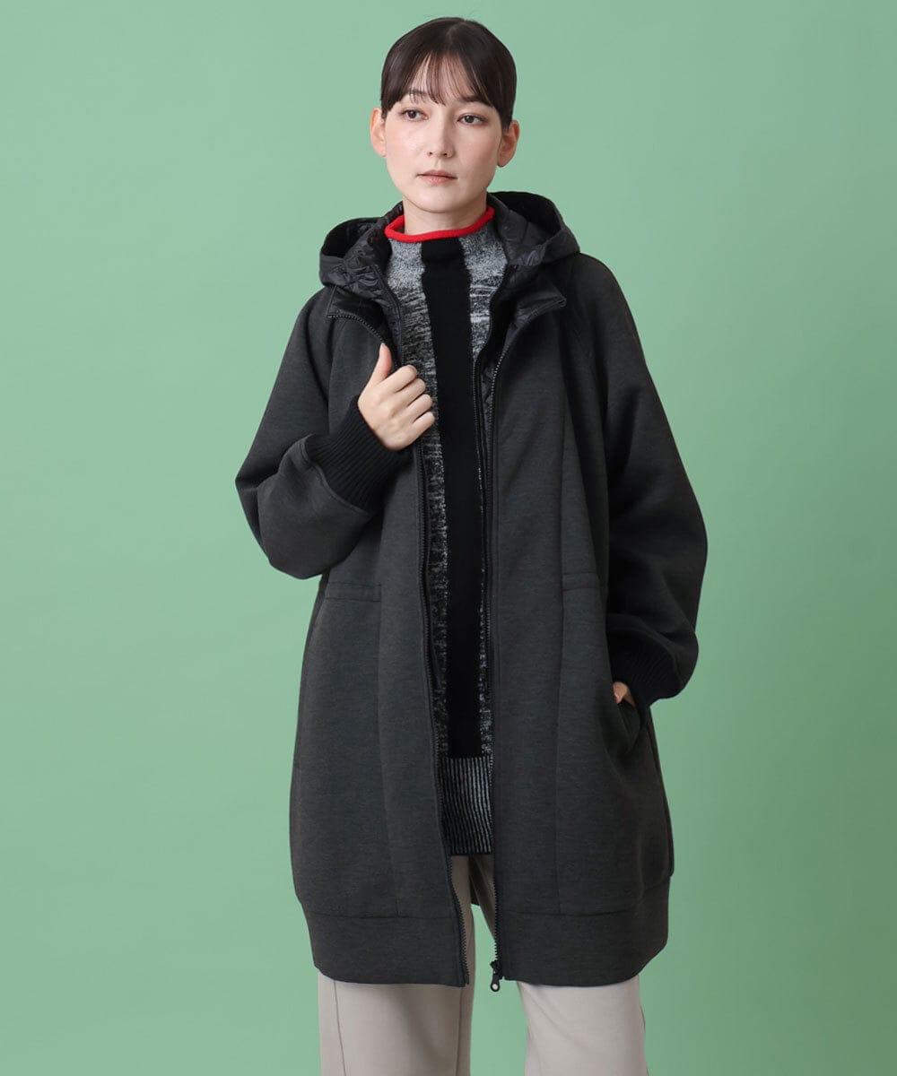 RSUAG01630 TRUNK HIROKO KOSHINO 2WAYコクーンダンボールニットコート
