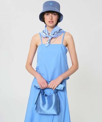 VY5GD04300 TARA JARMON サテンリボンバッグ