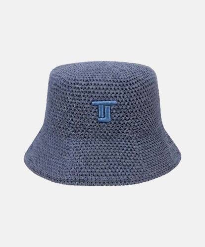 VY7GD01260 TARA JARMON コットンクロシェバケットハット