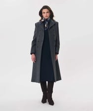 VZEAG26650 TARA JARMON(タラ ジャーモン) ヘビークレープロングドレス ミッドナイトブルー